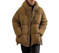 Fulidngzg Giubbotto Invernale Donna Curvy Elegante Antivento Giubbino Taglie Forti Outdoor Comode Piumino Leggero Autunno Giubbotto Trekking Trapuntata Giacca Jacket Corto