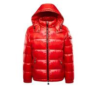 Fulidngzg Piumino Caldo Uomo,Giubbotto Piumino Uomo Invernale Caldo Taglie Forti con Cappuccio e Cerniera Antivento Giacca con Tasche a Zip Lucido Elegante Essenziale Morbido Per Primavera
