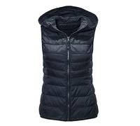 Fulidngzg Piumino Donna Elegante Leggero Ecologica Giacca Invernale Mezza Stagione Caldo Giubbotto Micropile Senza Maniche Giubbino Trapuntino Piumino Smanicato 100 Grammi Corto
