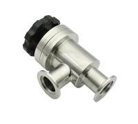 FULIMEI Valvola di sicurezza del gas, valvola a piastra angolare manuale a forma Y tipo L KF-KF50 SS304 1 pz(L-type,KF40)