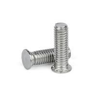 FULIMEI Vite prigioniera autobloccante con testa a rivetto a pressione, viti prigioniere autobloccanti in acciaio inossidabile 304(M5x40-90 pieces)