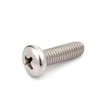 FULIMEI Vite triangolare Philips in acciaio inossidabile 304, bullone filettato M3 M4 M5 M6(M5x12-200 pieces)
