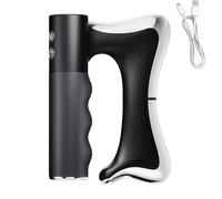 Full Body Contour Device with Heat & EMS, Cellulite Massager Skin Firming & Lymphatic Drainage Muscle Relief Better Circulation, Electric Fascia Knife for Belly, Arm, Waist, Leg (Nero)