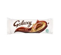 FULL BOX OF GALAXY STANDARD CHOCOLATE BARS (GALAXY SMOOTH MILK (24 x 42g))