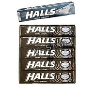 FULL BOX OF HALLS SUGAR FREE SWEETS 20 x 33g PER PACK (EXTRA STRONG)