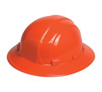 Full Brim Hi-Viz Orange Hard Hat