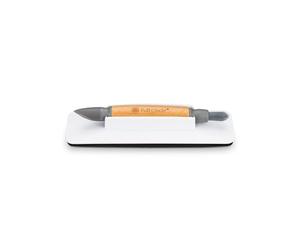 Full Circle 3-in-1 Electronics Cleaning Brush And Screen Wiper Control Alt Clean-Set di spazzole per Pulizia Elettronica 3 in 1 e tergicristallo, bambù, Grigio