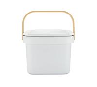 Full Circle Collettore post moderno per compostaggio in acciaio inox, inodore, soluzione ecologica per rifiuti da cucina