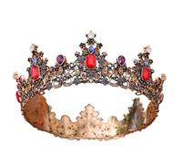 Full Circle Seven-Color Diamond - Princess Crown For Pageants & Bridal(Color 1)