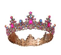 Full Circle Seven-Color Diamond - Princess Crown For Pageants & Bridal(Color 3)