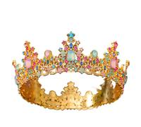 Full Circle Seven-Color Diamond - Princess Crown For Pageants & Bridal(Color 4)