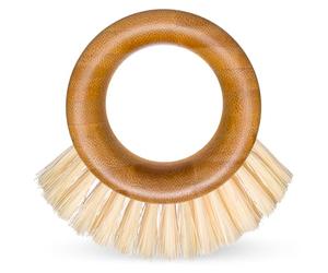 Full Circle The Ring Veggie Brush, marrone