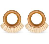 Full Circle The Ring Veggie Brush, marrone (Confezione da 2)