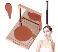 Full Coverage CC Undereye Corrector - 2025 New Colored Clay Undereye Corrector, CC Under eye Moisturizing Foundation, Under Eye Color Correctors for Dark Circles (Orange)