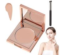 Full Coverage CC Undereye Corrector - 2025 New Colored Clay Undereye Corrector, CC Under eye Moisturizing Foundation, Under Eye Color Correctors for Dark Circles (Light-Medium Peach)