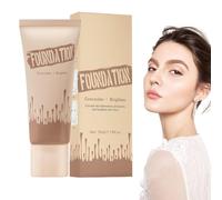 Full Coverage Foundation Cream, Waterproof Brightening Concealer, Quick Apply Long Lasting Cosmetic, Easy Blend Extra, Stylish Beauty Aid with Modern Design, Handy Makeup Support for Daily Work Event
