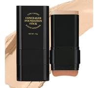 Full Coverage Foundation Stick, Double-Head Concealer Cream, Long-lasting Facial Primer, Portable Contour Foundation, Lightweight and Easy Application, Ideal for Daily Use and Travel