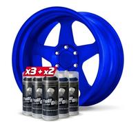 FULL DIP PACK CERCHIONI SPRAYS AZZURRO ELETTRICO | SPEDIZIONE LIBRE