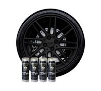 Full Dip Spray vinilico liquido rimovibile, 400 ml, colore: nero opaco, confezione da 4