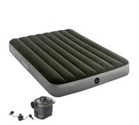Intex Prestige Downy Double With Pump And Fiber-tech Mattress Verde,Grigio 137 x 191 x 25 cm