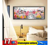 Full Embroidery Eco-cotton Thread 11CT Printed Spring Cross Stitch Kit 190x75cm