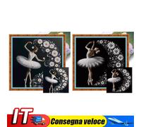 Full Embroidery Eco-cotton Thread 14CT Printed Girl Cross Stitch Kit Art 40x40cm
