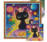 Full Embroidery Egyptian Cotton Thread 14CT Printed Cartoon Cross Stitch Kit IT