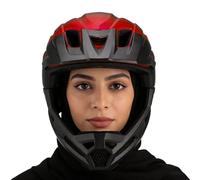 Full Face Helmet, Hard-Shell Adjustable Fit Hat with Detachable Chin Guard, Safety Gear for Men Women Teens Youth, Family Riding, Cycling, Skateboarding, Motorbike Commuting, Outdoor Advent