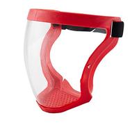 Full Face Protective Shields - Hd Transparent Full Face Mask,Super Protective Face Shield, Anti-Fog Plastic Face Protective Cover,Clear Removable Washable Breathable Cover (B)