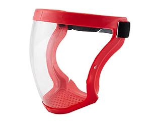 Full Face Protective Shields - Hd Transparent Full Face Mask,Super Protective Face Shield, Anti-Fog Plastic Face Protective Cover,Clear Removable Washable Breathable Cover (B)