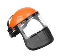 Full Face Shield - Transparent Lightweight Anti Fog Safety Visor | Reusable Protective Headgear, Adjustable Clear Polycarbonate Guard | Farm Ranch Gardening Lawn Yard Mowing Outdoor Work