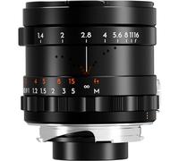 Full-Frame Photography Lens Simera 35 mm f1.4 for Leica M Mount - Black