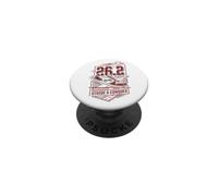 Full Marathon Runner 26.2 Stride Conquer Corsa PopSockets PopGrip Adesivo