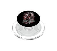 Full Marathon Runner 26.2 Stride Conquer Corsa PopSockets PopGrip per MagSafe
