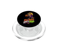 Full Moon Empty Bowl lupo mannaro divertente Halloween PopSockets PopGrip per MagSafe