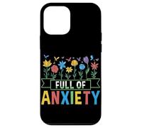 Full Of Anxiety Anxiety Mental Health Design Custodia per iPhone 12 mini