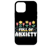 Full Of Anxiety Anxiety Mental Health Design Custodia per iPhone 12 mini