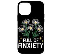 Full Of Anxiety Anxiety Mental Health Design Custodia per iPhone 12 mini