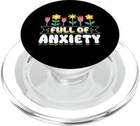 Full Of Anxiety Anxiety Mental Health Design PopSockets PopGrip per MagSafe