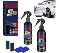 Full of Carts Car Shine, Fullofcarts Gadget Car Plastic Treatment, Jetdryshop Cars Spray, Fullofcarts CarPolish, Multifunctional Coating Renewal Agent Spray, Nano Scratch Repair for Vehicles (2pcs)