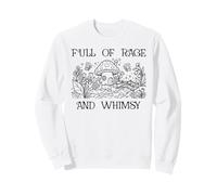 Full of Rage And Whimsy Boho Cottagecore Mushroom Whimsical Felpa