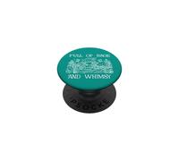 Full of Rage and Whimsy Boho Cottagecore Mushroom Whimsical PopSockets PopGrip Adesivo