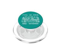 Full of Rage and Whimsy Boho Cottagecore Mushroom Whimsical PopSockets PopGrip per MagSafe