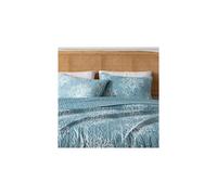 Full / Queen Coastal Quilt Bedding Set Summer Coastal Quilt with Sham