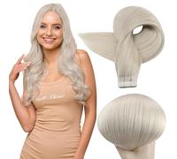 Full Shine Extension Biadesive Capelli Veri Adesivo Invisibile Per Capelli Umani Veri 24 Pollici 50 G Nastro Dritto In Capelli Lisci Extension Capelli Biondi Adatto Per Giovane Ragazza