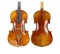 Full Size 4/4 Artigianato Semi-leggero Finito Abete Faccia Acero Fiammato Violino Giuggiola Pioli Parti Complete Violino Avanzato (Color : 3/4)