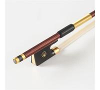 Full Size Arco Violino 4/4-1/4 Arco Da Violino In Legno Su Brasiliano Arco In Ebano Rana Bianca Equiseto In Pelle Nera Risposta Rapida(3/4)