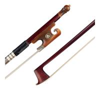 Full Size Arco Violino Arco In Legno Brasiliano Bastone Ottagonale 4/4 Manico In Pelle Di Crine Di Cavallo Bianco Arco In Corno Buon Equilibrio