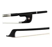 Full Size Arco Violino Arco Per Contrabbasso Verticale 1/2 Misura Crine Di Cavallo Naturale 72 Cm Arco In Fibra Di Carbonio Ebano Tono Caldo