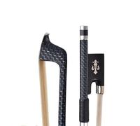 Full Size Arco Violino Arco Per Violino 4/4 Intrecciato In Fibra Di Carbonio Asta Tonda In Fibra Di Carbonio Nasetto Per Arco In Crine Di Cavallo E Ebano Buon Equilibrio